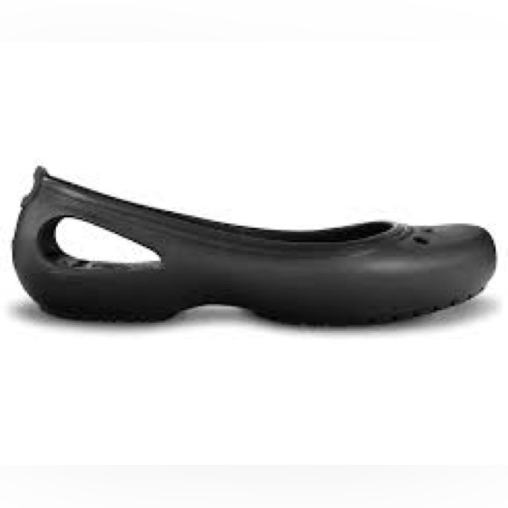 Crocs Kade Black Flats Slip On Sz 8